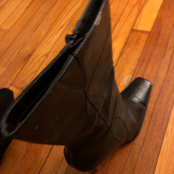 Black high heel boots size 10 - Picture 2 of 8
